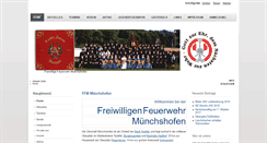 Desktop Screenshot of ffwmuenchshofen.de