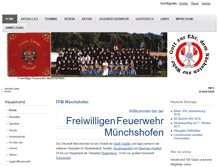 Tablet Screenshot of ffwmuenchshofen.de
